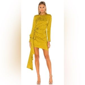 Lovers + Friends Matilda Mini Dress XL Citron Green